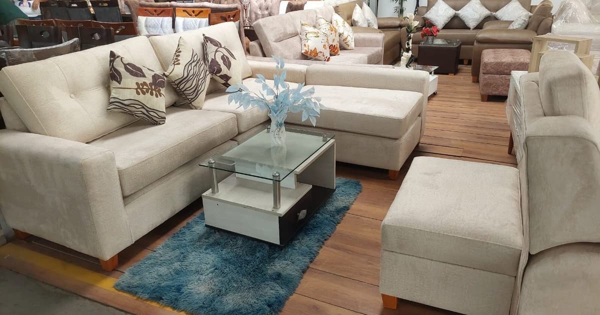 Juego de sala N10 - Gris Grafito y Terracota | Muebles Bethel
