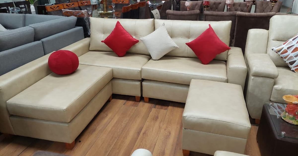 Juego de sala N2 - Gris Grafito y Beige Marfil | Muebles Bethel