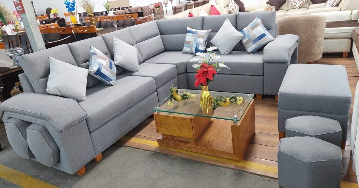 Juego de sala N3 - Cognac y Negro Mate | Muebles Bethel 2